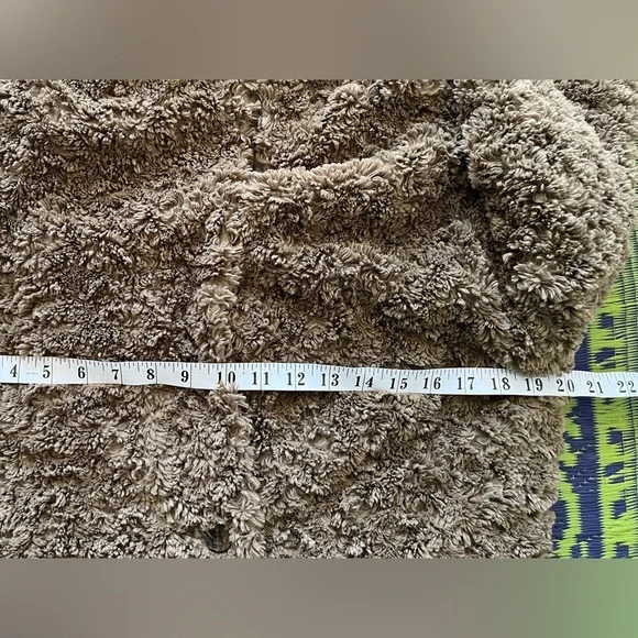 Aritzia Wilfred Free Grete jacket Size XXS Cozy Brown Teddy Coat Casual Fall - Picture 13 of 14